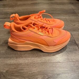 Puma Kosmo Rider Sorbet Low Womens Casual Shoes Orange 384047-01 Size 8.5